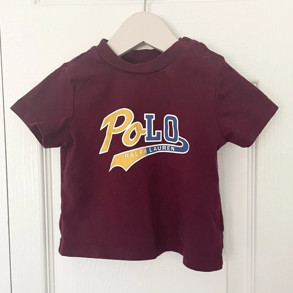 Polo logo Ralph Lauren baby shirt 6m